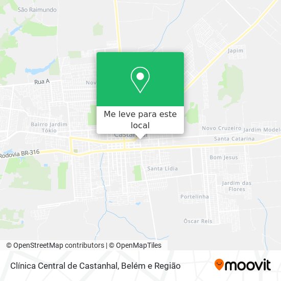 Clínica Central de Castanhal mapa