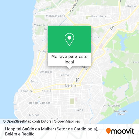 Hospital Saúde da Mulher (Setor de Cardiologia) mapa