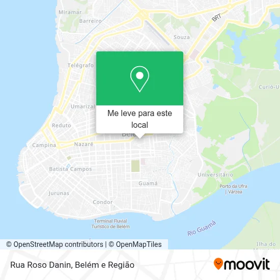 Rua Roso Danin mapa