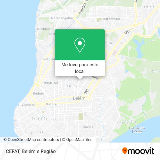 CEFAT mapa