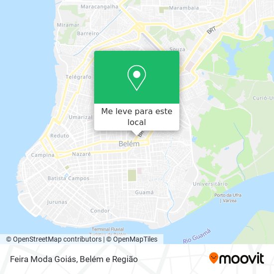 Feira Moda Goiás mapa