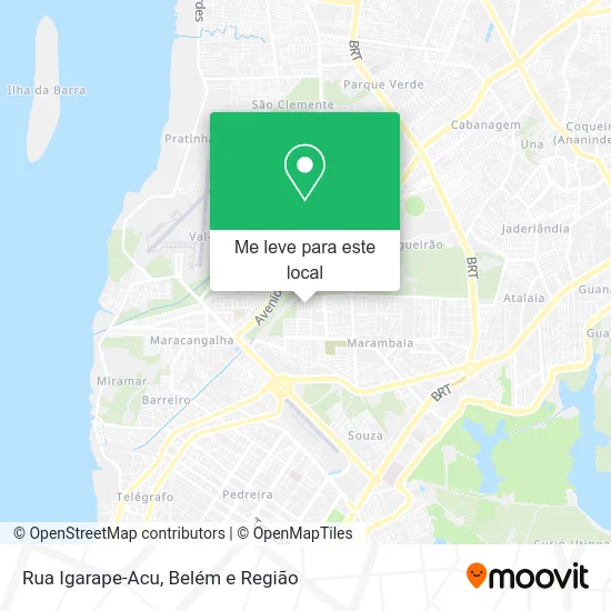 Rua Igarape-Acu mapa