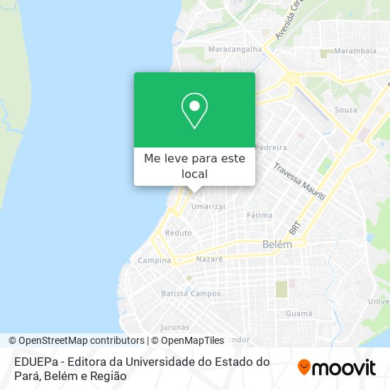 EDUEPa - Editora da Universidade do Estado do Pará mapa