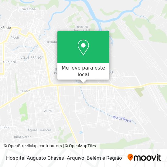 Hospital Augusto Chaves -Arquivo mapa