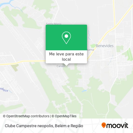 Clube Campestre neopolis mapa