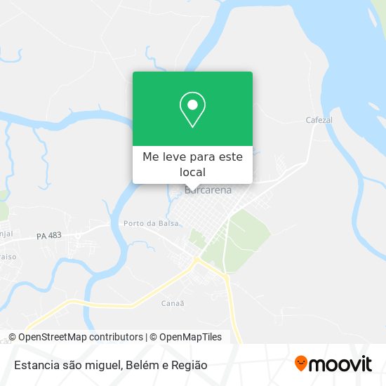 Estancia são miguel mapa