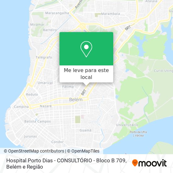 Hospital Porto Dias - CONSULTÓRIO - Bloco B 709 mapa