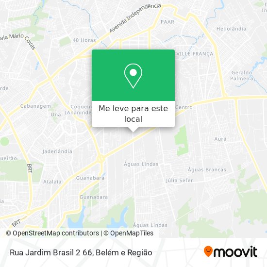 Rua Jardim Brasil 2 66 mapa