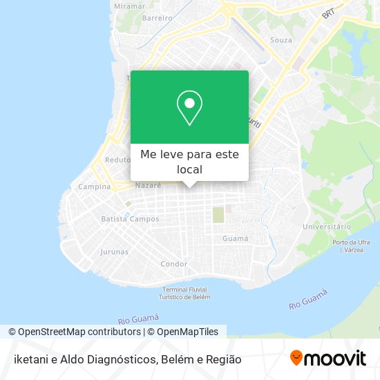 iketani e Aldo Diagnósticos mapa