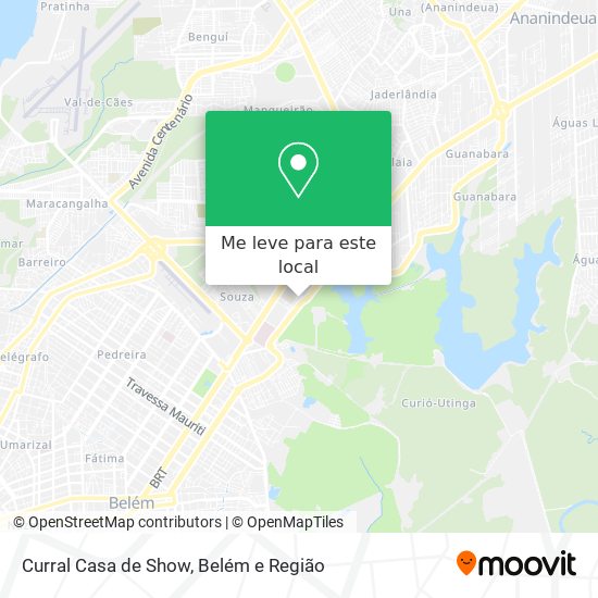 Curral Casa de Show mapa