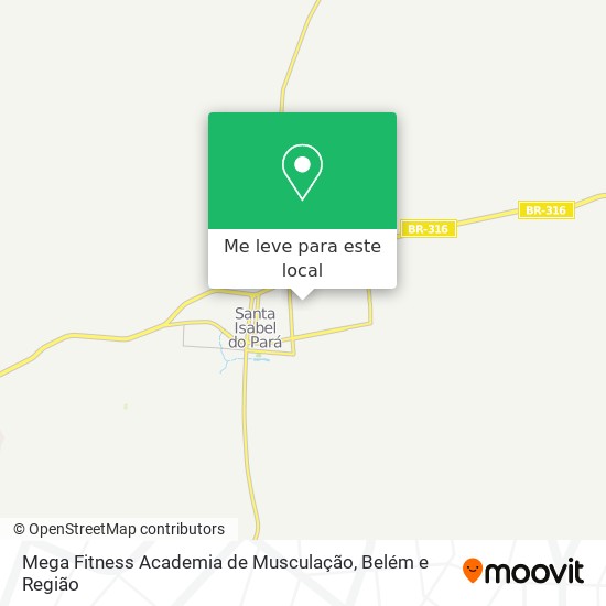 Mega Fitness Academia de Musculação mapa