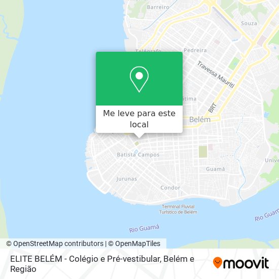 ELITE BELÉM - Colégio e Pré-vestibular mapa