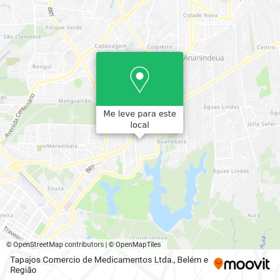 Tapajos Comercio de Medicamentos Ltda. mapa