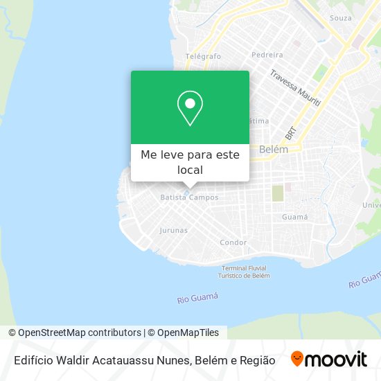 Edifício Waldir Acatauassu Nunes mapa