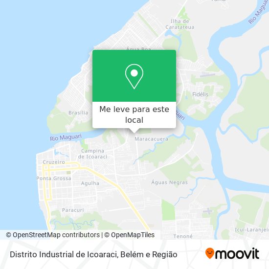 Distrito Industrial de Icoaraci mapa