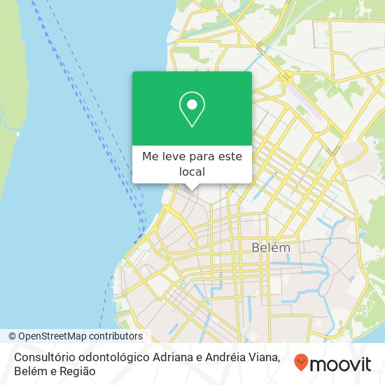 Consultório odontológico Adriana e Andréia Viana mapa