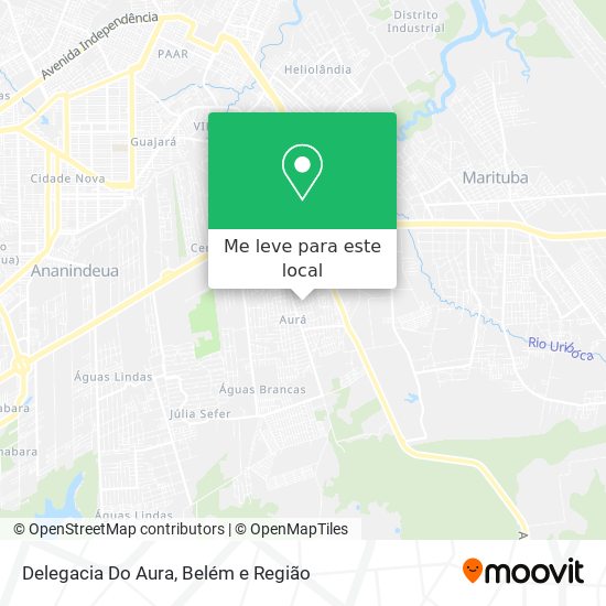 Delegacia Do Aura mapa