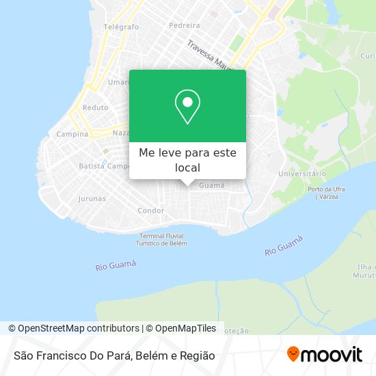 São Francisco Do Pará mapa