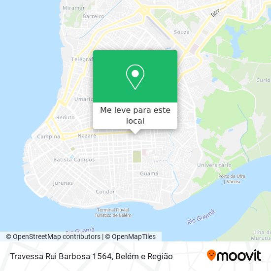 Travessa Rui Barbosa 1564 mapa