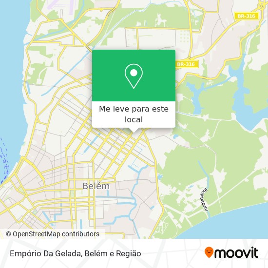 Empório Da Gelada mapa