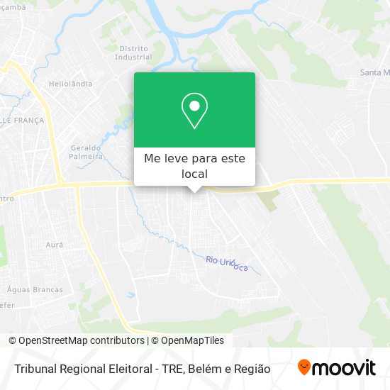 Tribunal Regional Eleitoral - TRE mapa