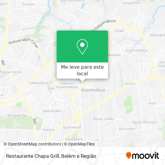 Restaurante Chapa Grill mapa