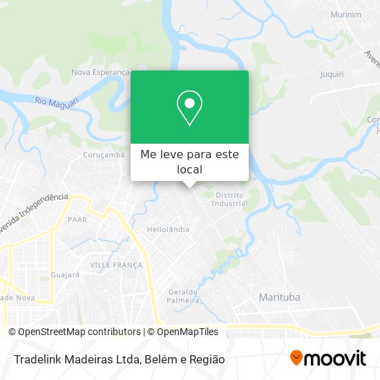 Tradelink Madeiras Ltda mapa