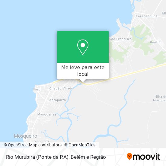 Rio Murubira (Ponte da P.A) mapa