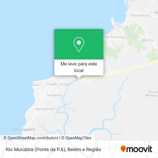 Rio Murubira (Ponte da P.A) mapa