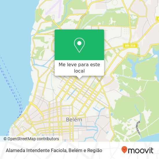 Alameda Intendente Faciola mapa