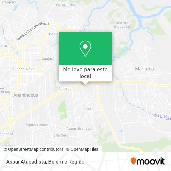Assaí Atacadista mapa