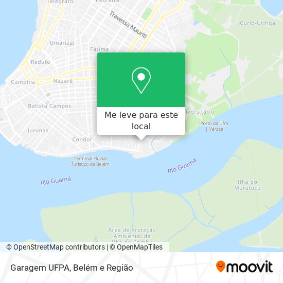 Garagem UFPA mapa