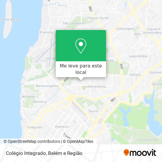 Colégio Integrado mapa