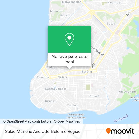 Salão Marlene Andrade mapa
