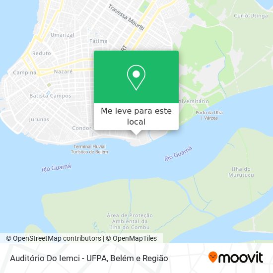 Auditório Do Iemci - UFPA mapa