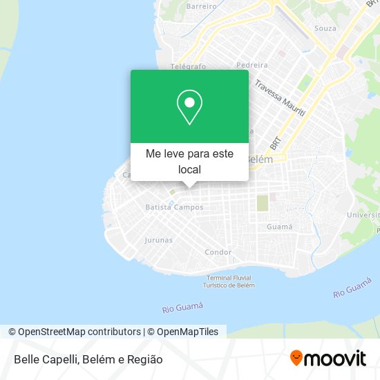 Belle Capelli mapa