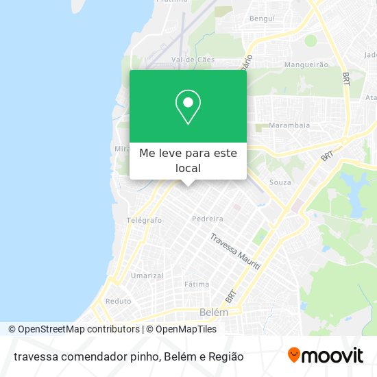 travessa comendador pinho mapa