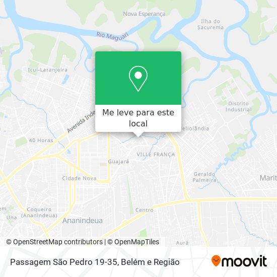 Passagem São Pedro 19-35 mapa