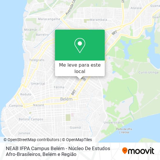 NEAB IFPA Campus Belém  - Núcleo De Estudos Afro-Brasileiros mapa