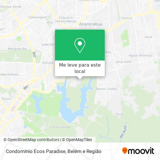 Condomínio Ecos Paradise mapa