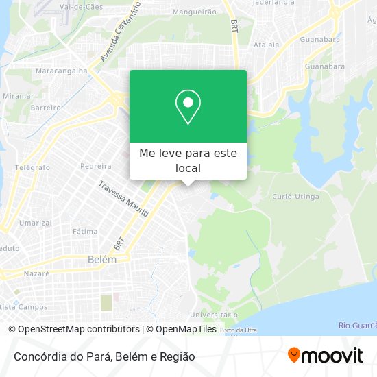 Concórdia do Pará mapa