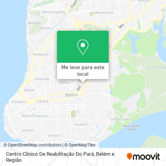 Centro Clínico De Reabilitação Do Pará mapa