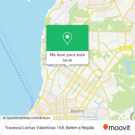 Travessa Lomas Valentinas 168 mapa