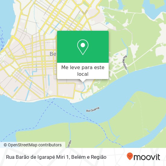 Rua Barão de Igarapé Miri 1 mapa