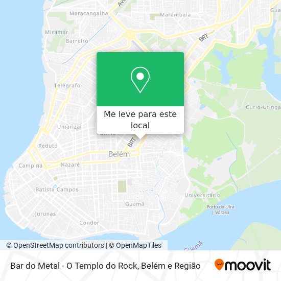 Bar do Metal - O Templo do Rock mapa