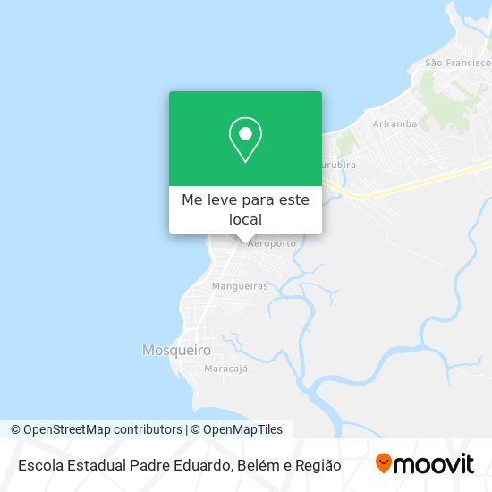 Escola Estadual Padre Eduardo mapa