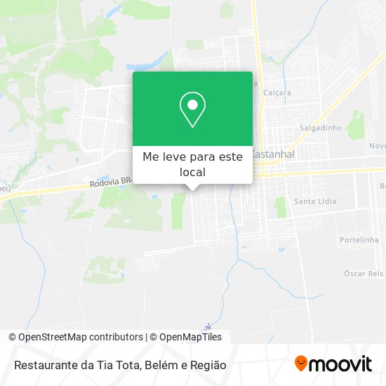 Restaurante da Tia Tota mapa