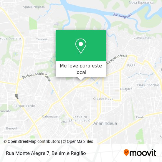 Rua Monte Alegre 7 mapa