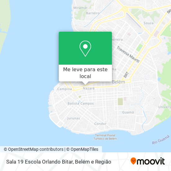 Sala 19 Escola Orlando Bitar mapa