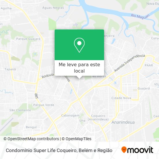 Condomínio Super Life Coqueiro mapa